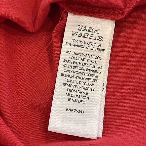 Vintage Style Red Ruffle Dress with Button Back Detail Size 4T - Picture 10 of 11